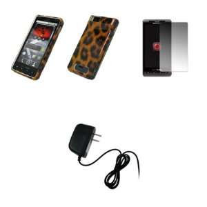   Screen Protector + Home Travel Wall Charger for Motorola Droid X MB810