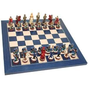  19 Civil War Chess Set Toys & Games