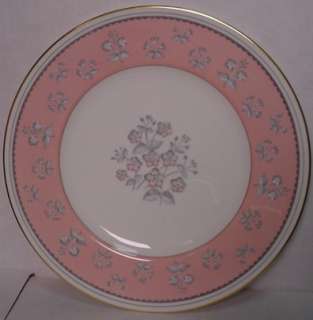 WEDGWOOD china PIMPERNEL PINK W3652 pat DINNER Plate  