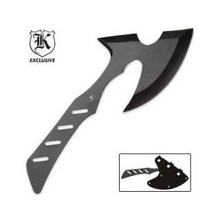 Singapore Sling Throwing Axe Black With Sheath