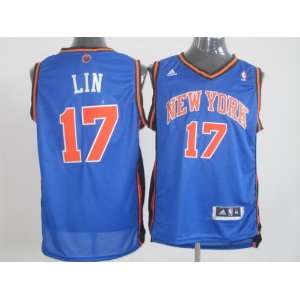  17 NBA New York Knicks Blue Basketball Jerser Sz56