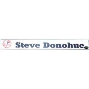  Steve Donohue Nameplate   NY Yankees 2011 Spring Training 