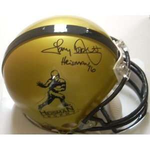  Tony Dorsett Signed Heisman Trophy Mini Helmet   76 