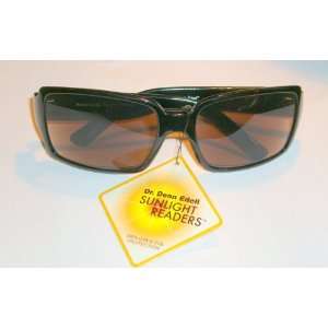  Sunlight Readers (SD4) Ladies Black Frame Sunglasses, +1 