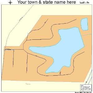  Street & Road Map of Lake Mykee Town, Missouri MO 