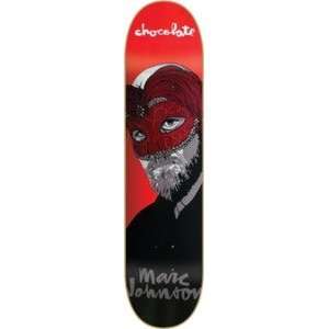  Chocolate Marc Johnson Altered Portrait Skateboard Deck 