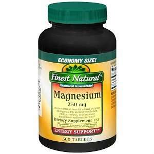  Finest Natural Magnesium 250mg Tablets, 300 ea Health 