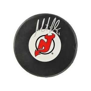 MARTIN BRODEUR,NEW JERSEY DEVILS,SIGNED HOCKEY PUCK,NHL,ALSO ADDED 500 