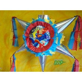  PINATA SUPERMAN Piñata Hand Crafted 26x26x12[Holds 2 3 