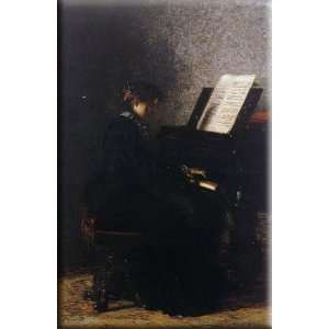   the Piano 10x16 Streched Canvas Art by Eakins, Thomas