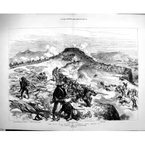   Zulu War Battle Kambula Hill Laager Waggons Cattle