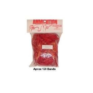  Rubberband Shooter Ammo   Pistol Ammo Red (size 32, 4 oz 