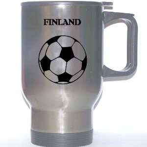  Finnish Soccer Stainless Steel Mug   Finland Everything 