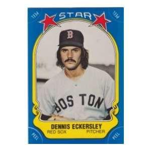 Dennis Eckersley 1981 Fleer Baseball Star Sticker (Boston) (Oakland 