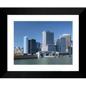  Staten Island Ferry, New York Large 15x18 Framed 