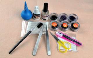 Pro False Eyelash Extension Kit set with case Makeup  