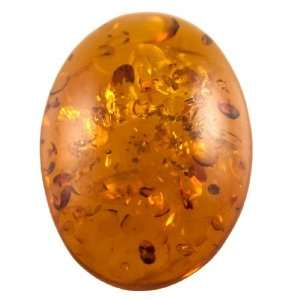  30x22mm Oval Amber (Amberlite) Cabochon   Pack of 1 Arts 