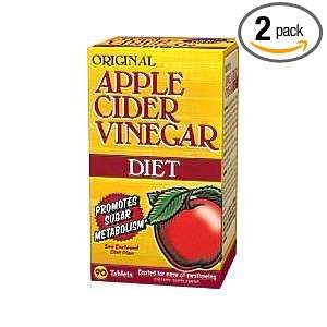  Natures Bounty Apple Cider Vinegar Diet, 90 Tablets (PACK 
