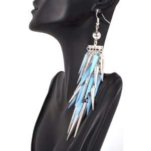   Spikes Earrings Light Weight Basketball Mob Wives Lady Gaga Poparazzi