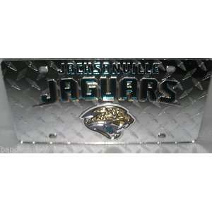  Jacksonville Jaguars Laser License Diamond Sports 