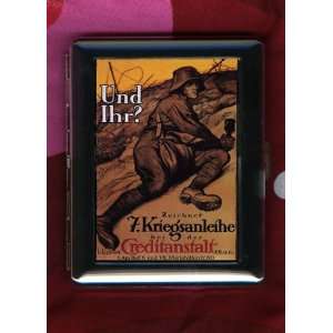  Vintage Austrian World War 1 Propaganda ID CIGARETTE CASE 