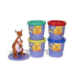  Disney Artist Dough Four Cans with Kangaroo Figure 