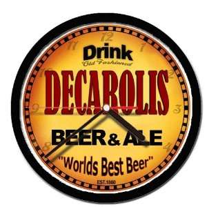  DECAROLIS beer ale cerveza wall clock 