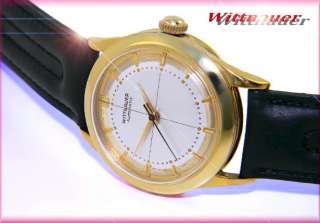   LONGINES Wittnauer AUTOMATIC LarGe NY Business MAN gold DeCo Watch