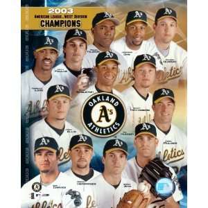 2003 Oakland Athletics American League/West Division Champions , 8x10