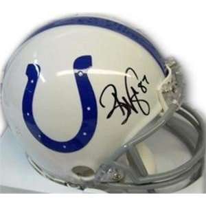 Reggie Wayne Autographed/Hand Signed Indianapolis Colts Football Mini 