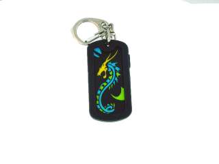 BLUE DRAGON ANIMATED KEY CHAIN RAVE LIGHT UP PARTY  