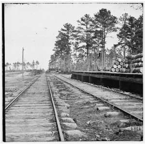   Reprint Cedar Level Station, Virginia. Station on City Point Railroad