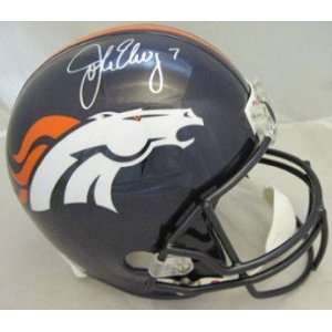  NEW John Elway SIGNED F/S Replica Broncos Helmet Sports 