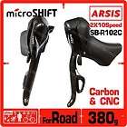 microshift arsis r102c warp carbon dual control lever 