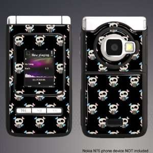  Nokia N75 girly skull Gel skin n75 g34 