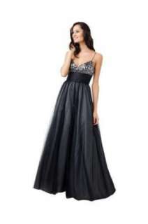 NWT Adrianna Papell E Red Carpet Sequin Black Mesh Ball Gown 12 