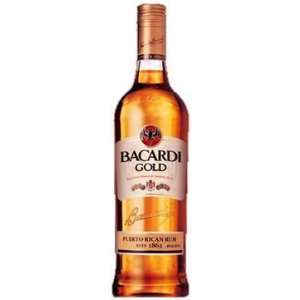  Bacardi Gold Rum 1L Grocery & Gourmet Food