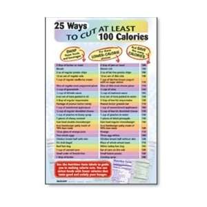    25 Ways to Cut at Least 100 Calories Chart Industrial & Scientific