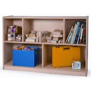  WB9353 Five Cubby Storage Cabinet Kids Bookcase 