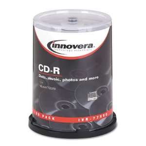  Innovera® CD R Recordable Disc DISC,CDR,52X,100PK SPNDL 