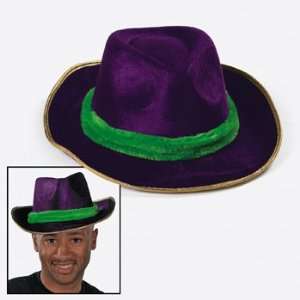  Mardi Gras Fedora   Hats & Party Hats Health & Personal 