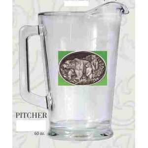 Grizzly Bear Glass Pitcher 60oz