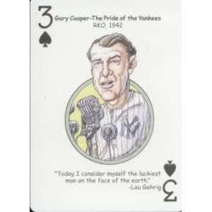  GARY COOPER   Oddball THE PRIDE OF YANKEES Movie Card 