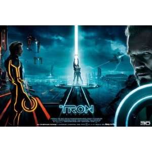 Tron Legacy (2010) ~ Tryptich (Set of 3) Original 27x40 Double sided 