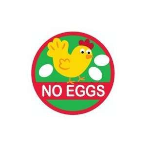  Allergy Alert Labels   No Eggs  Set of 20 Baby