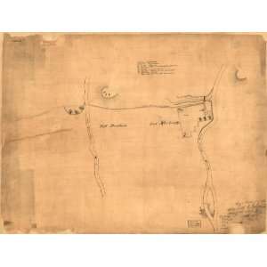  Civil War Map Original maps of Forts Henry & Donelson and 