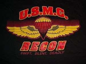 Marine Corps New USMC Recon T Shirt Size XLarge  