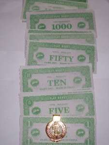 pack PLAY MONEY BILLS OVER 1 MILION & MONEY CLIP LOOKS REAL