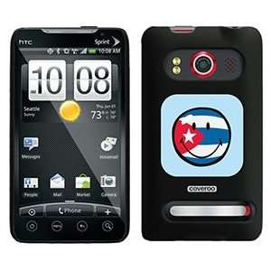  Smiley World Cuban Flag on HTC Evo 4G Case  Players 