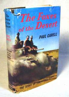   Carell FOXES OF THE DESERT WWII,Afrika Korps,German army,Africa  